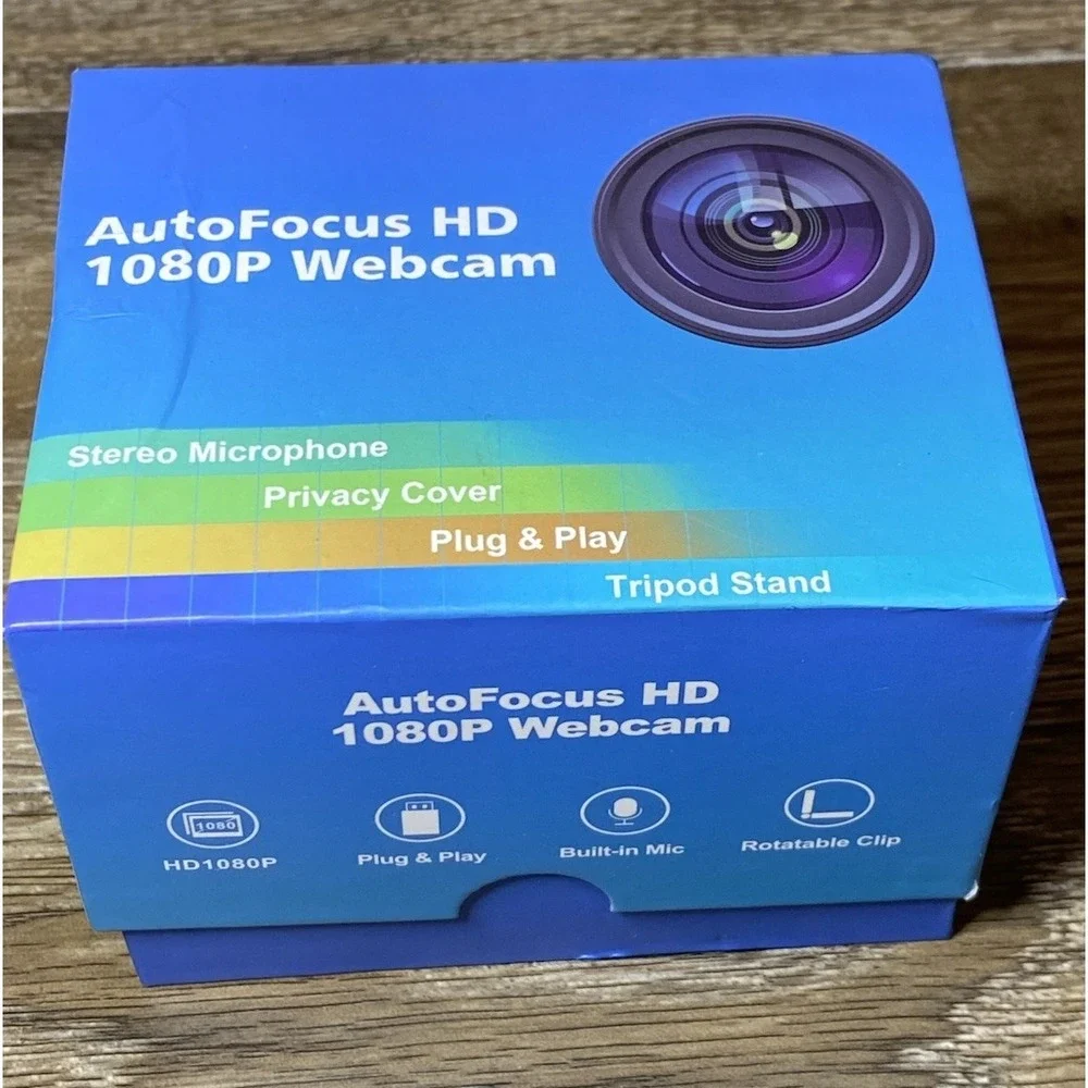 Auto Focus HD Video Webcam Technical 1080p for Live Streaming, Podcast, Gaming